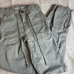 American Eagle Outfitters Olive Green Cargo Joggers